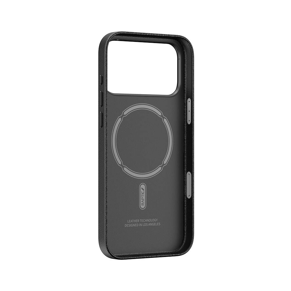 Apple iPhone 17 Pro Max Kılıf M-Safe Şarj Özellikli Polimerik Deri Raptic Urban Nano Kapak - 8