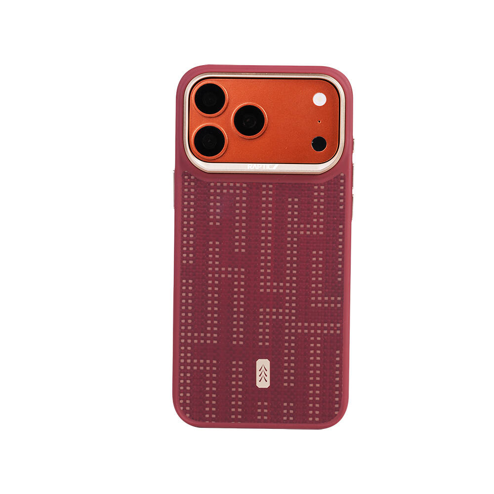 Apple iPhone 17 Pro Max Kılıf M-safe Şarj Özellikli Raptic Aramid Dual Grid Serisi Karbon Kapak - 17