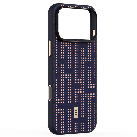 Apple iPhone 17 Pro Max Kılıf M-safe Şarj Özellikli Raptic Aramid Dual Grid Serisi Karbon Kapak - 15
