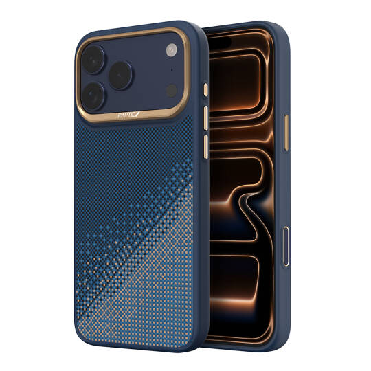 Apple iPhone 17 Pro Max Kılıf M-safe Şarj Özellikli Raptic Aramid Dual Serenity Serisi Karbon Kapak - 9