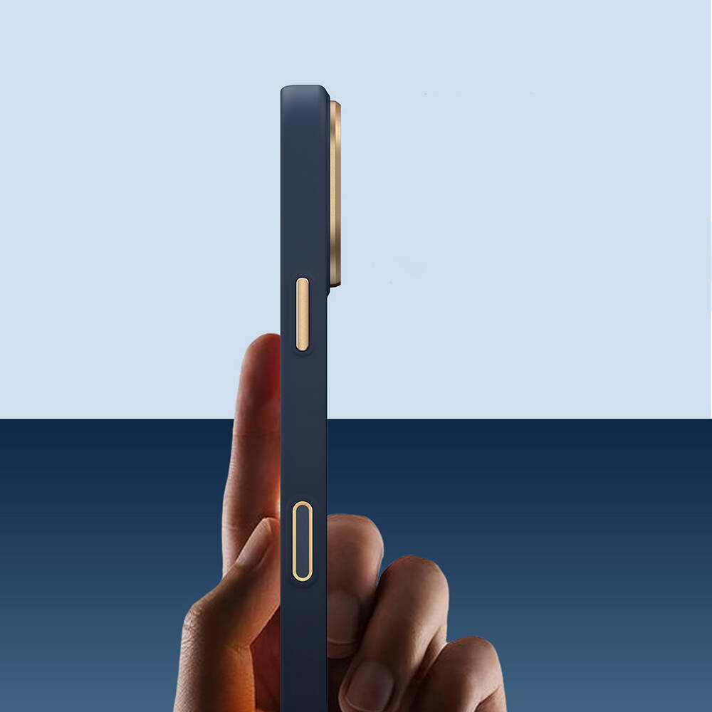 Apple iPhone 17 Pro Max Kılıf M-safe Şarj Özellikli Raptic Aramid Dual Serenity Serisi Karbon Kapak - 13