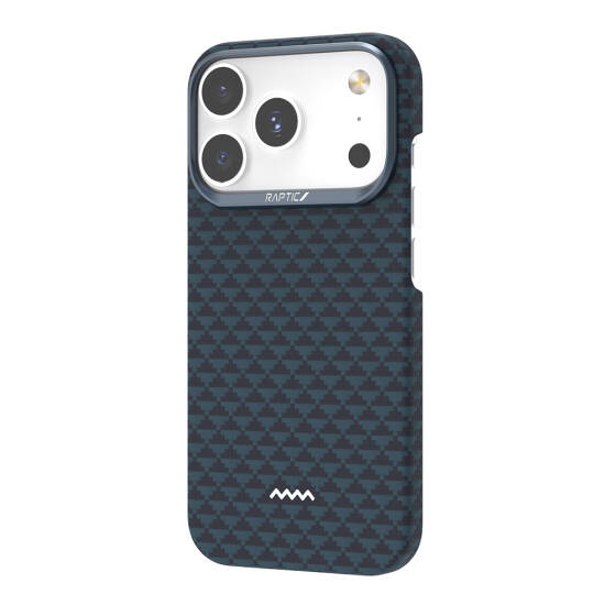 Apple iPhone 17 Pro Max Kılıf M-safe Şarj Özellikli Raptic Aramid Skin Origin Serisi Karbon Kapak - 18