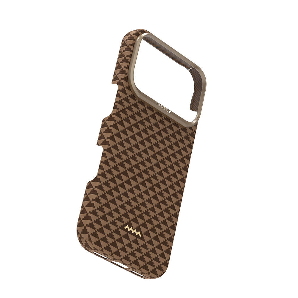 Apple iPhone 17 Pro Max Kılıf M-safe Şarj Özellikli Raptic Aramid Skin Origin Serisi Karbon Kapak - 20