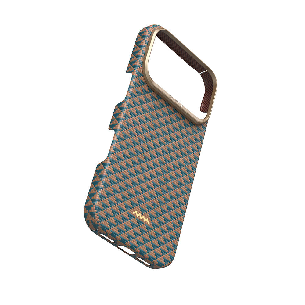 Apple iPhone 17 Pro Max Kılıf M-safe Şarj Özellikli Raptic Aramid Skin Origin Serisi Karbon Kapak - 23