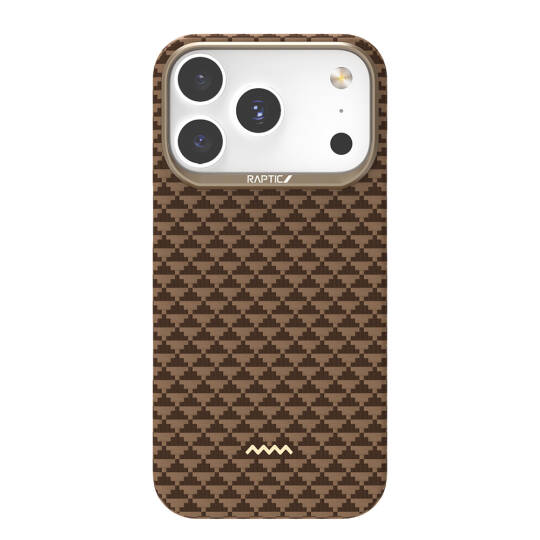 Apple iPhone 17 Pro Max Kılıf M-safe Şarj Özellikli Raptic Aramid Skin Origin Serisi Karbon Kapak - 3