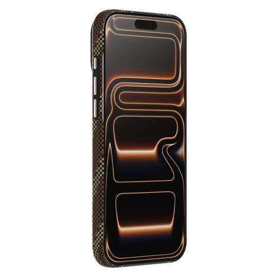 Apple iPhone 17 Pro Max Kılıf M-safe Şarj Özellikli Raptic Aramid Skin Scepter Serisi Karbon Kapak - 3