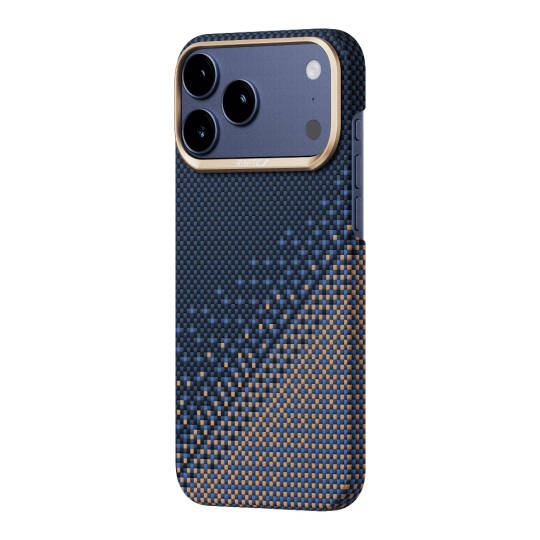 Apple iPhone 17 Pro Max Kılıf M-safe Şarj Özellikli Raptic Aramid Skin Serenity Serisi Karbon Kapak - 6