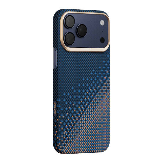 Apple iPhone 17 Pro Max Kılıf M-safe Şarj Özellikli Raptic Aramid Skin Serenity Serisi Karbon Kapak - 10