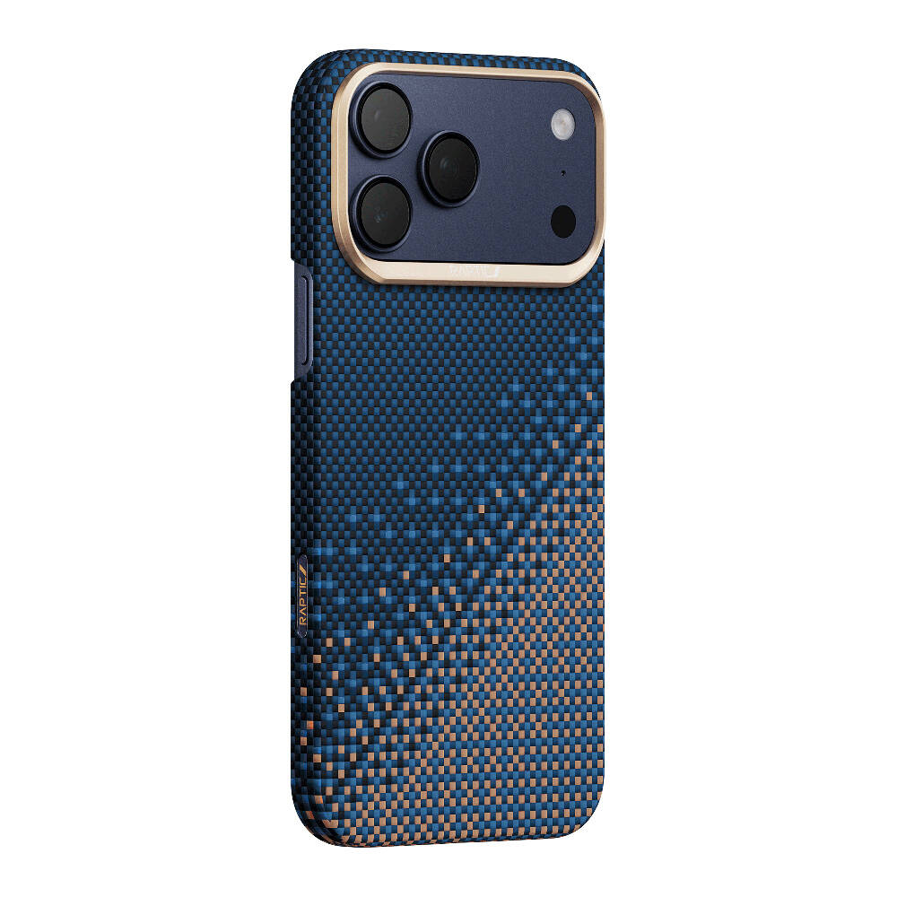 Apple iPhone 17 Pro Max Kılıf M-safe Şarj Özellikli Raptic Aramid Skin Serenity Serisi Karbon Kapak - 10