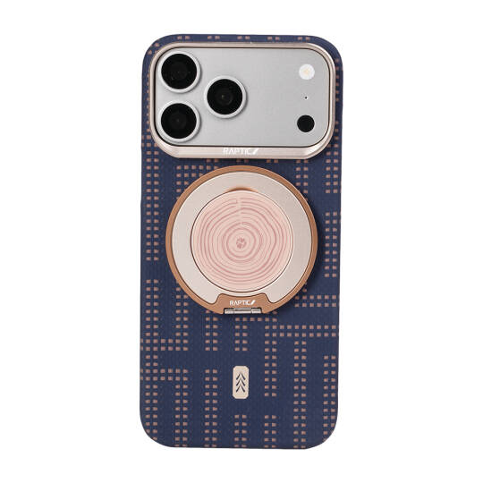 Apple iPhone 17 Pro Max Kılıf M-safe Şarj Özellikli Raptic Aramid Skin Serisi Karbon Kapak - 25