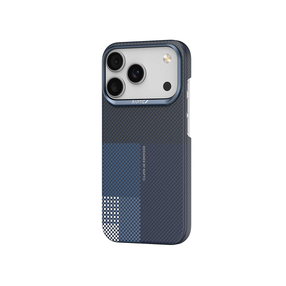 Apple iPhone 17 Pro Max Kılıf M-safe Şarj Özellikli Raptic Aramid Skin Transform Serisi Karbon Kapak - 4