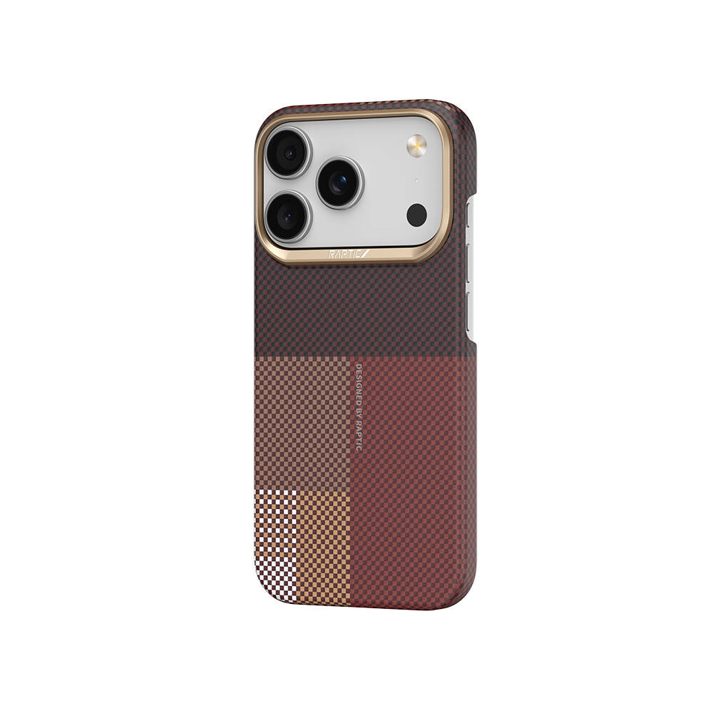 Apple iPhone 17 Pro Max Kılıf M-safe Şarj Özellikli Raptic Aramid Skin Transform Serisi Karbon Kapak - 11
