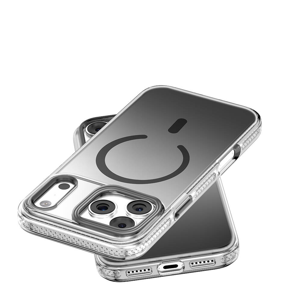 Apple iPhone 17 Pro Max Kılıf M-safe Şarj Özellikli Sararmaya Karşı Dayanıklı Mutural Icesense Serisi Kapak - 7