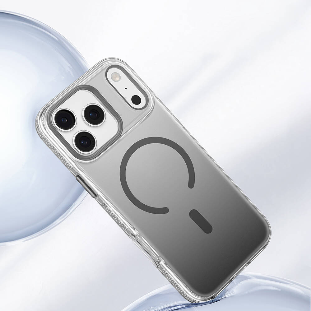 Apple iPhone 17 Pro Max Kılıf M-safe Şarj Özellikli Sararmaya Karşı Dayanıklı Mutural Icesense Serisi Kapak - 10