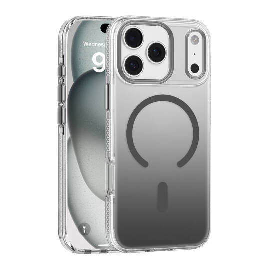 Apple iPhone 17 Pro Max Kılıf M-safe Şarj Özellikli Sararmaya Karşı Dayanıklı Mutural Icesense Serisi Kapak - 3