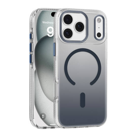 Apple iPhone 17 Pro Max Kılıf M-safe Şarj Özellikli Sararmaya Karşı Dayanıklı Mutural Icesense Serisi Kapak - 2