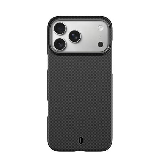 Apple iPhone 17 Pro Max Kılıf M-safe Şarj Özellikli Wiwu DCC-208 Aramid Armor Kapak Siyah