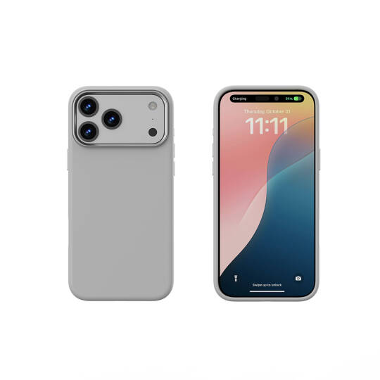 Apple iPhone 17 Pro Max Kılıf M-safe Şarj Özellikli Wiwu FGG-013 Skin Touch Serisi Kapak - 3