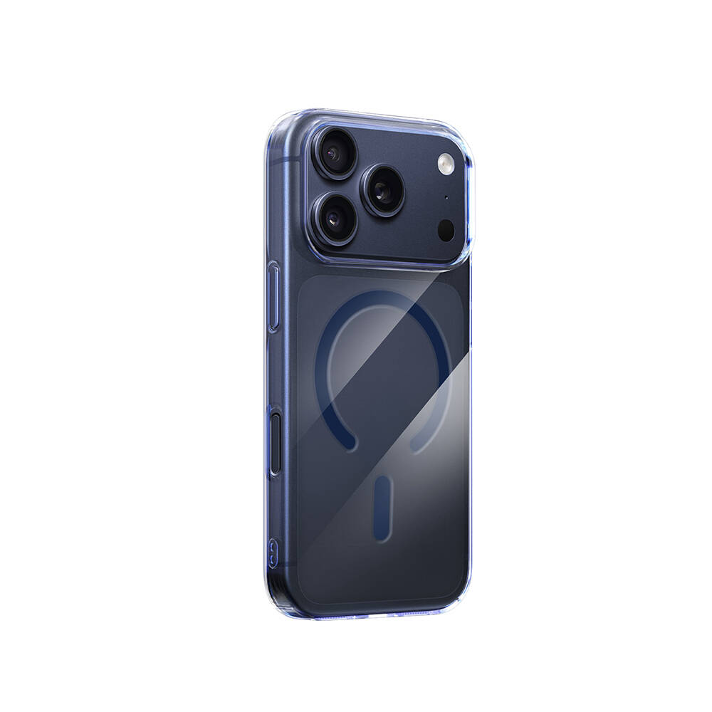 Apple iPhone 17 Pro Max Kılıf M-safe Şarj Özellikli Wiwu YXK-207 Invisible Pro Sert PC Kapak - 7