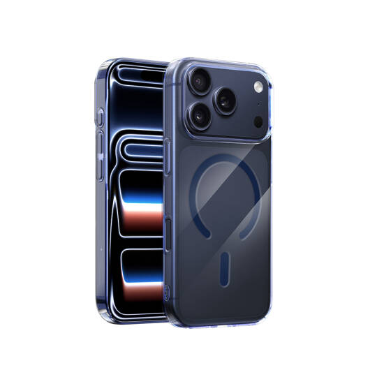 Apple iPhone 17 Pro Max Kılıf M-safe Şarj Özellikli Wiwu YXK-207 Invisible Pro Sert PC Kapak - 8
