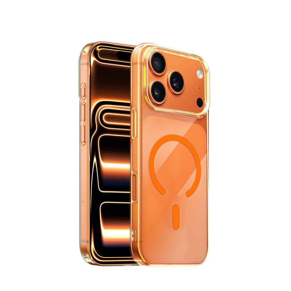 Apple iPhone 17 Pro Max Kılıf M-safe Şarj Özellikli Wiwu YXK-207 Invisible Pro Sert PC Kapak - 3