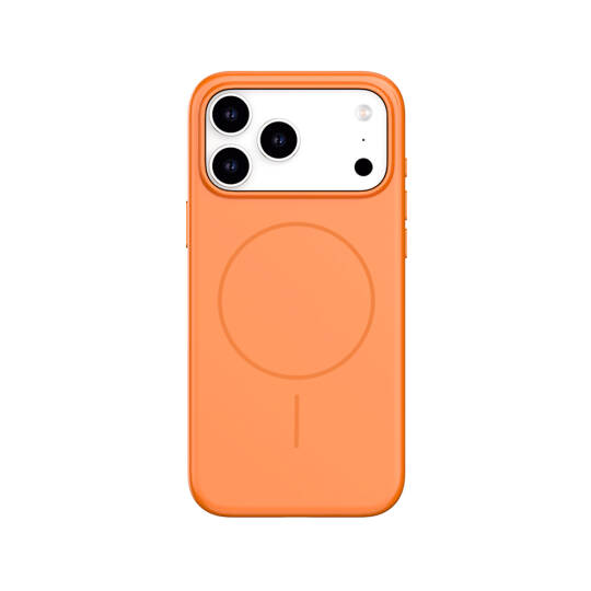 Apple iPhone 17 Pro Max Kılıf M-safe Şarj Özellikli Wlons Liza Kapak Turuncu
