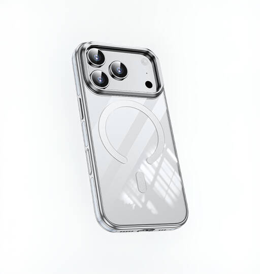 Apple iPhone 17 Pro Max Kılıf M-safe Şarj Özellikli Wlons Standlı Efsane Kapak - 6