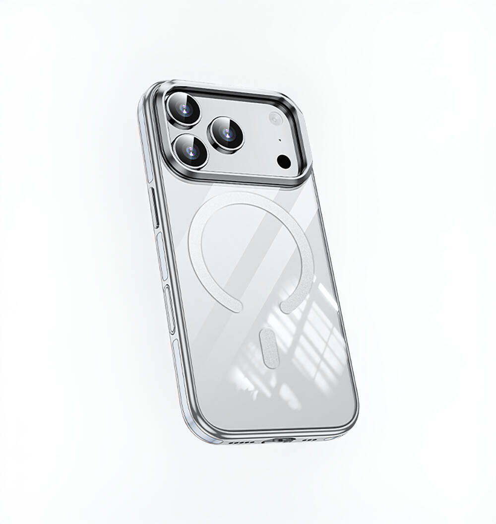 Apple iPhone 17 Pro Max Kılıf M-safe Şarj Özellikli Wlons Standlı Efsane Kapak - 6