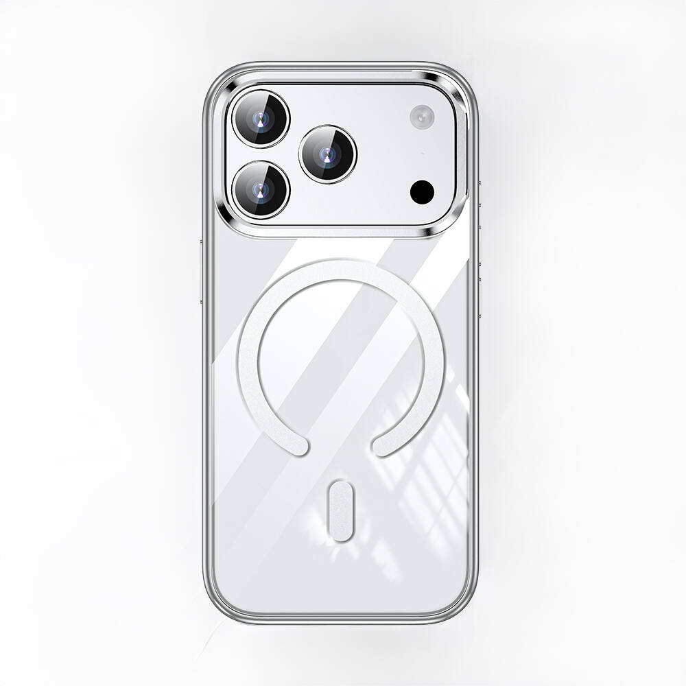 Apple iPhone 17 Pro Max Kılıf M-safe Şarj Özellikli Wlons Standlı Efsane Kapak - 3