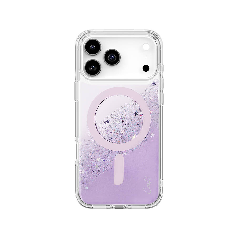 Apple iPhone 17 Pro Max Kılıf M-safe Şarj Özellikli Yıldız Simli Arka Yüzey Coehl Lyra Kapak - 1