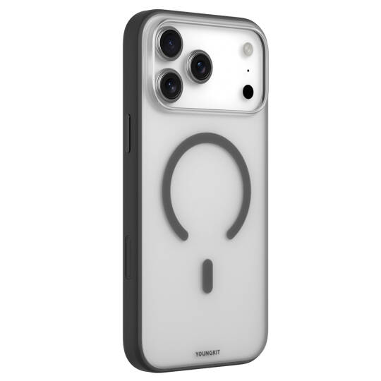 Apple iPhone 17 Pro Max Kılıf M-safe Şarj Özellikli Youngkit Clear Serisi Kapak - 9