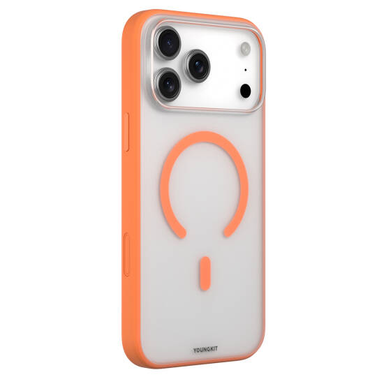 Apple iPhone 17 Pro Max Kılıf M-safe Şarj Özellikli Youngkit Clear Serisi Kapak - 10