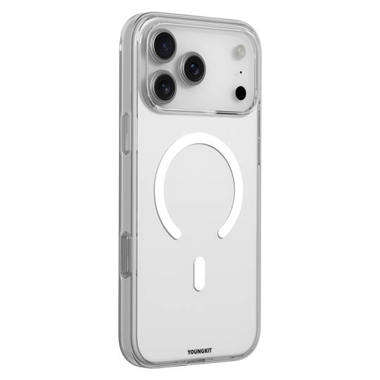 Apple iPhone 17 Pro Max Kılıf M-safe Şarj Özellikli Youngkit Clear Serisi Kapak - 11