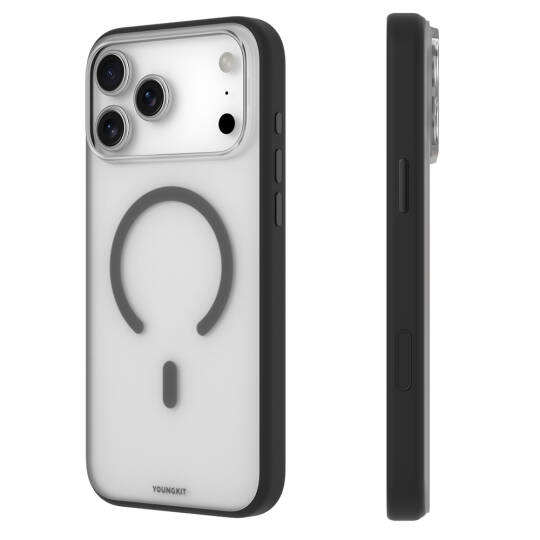 Apple iPhone 17 Pro Max Kılıf M-safe Şarj Özellikli Youngkit Clear Serisi Kapak - 12
