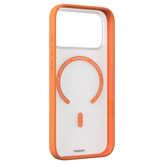 Apple iPhone 17 Pro Max Kılıf M-safe Şarj Özellikli Youngkit Clear Serisi Kapak - 19