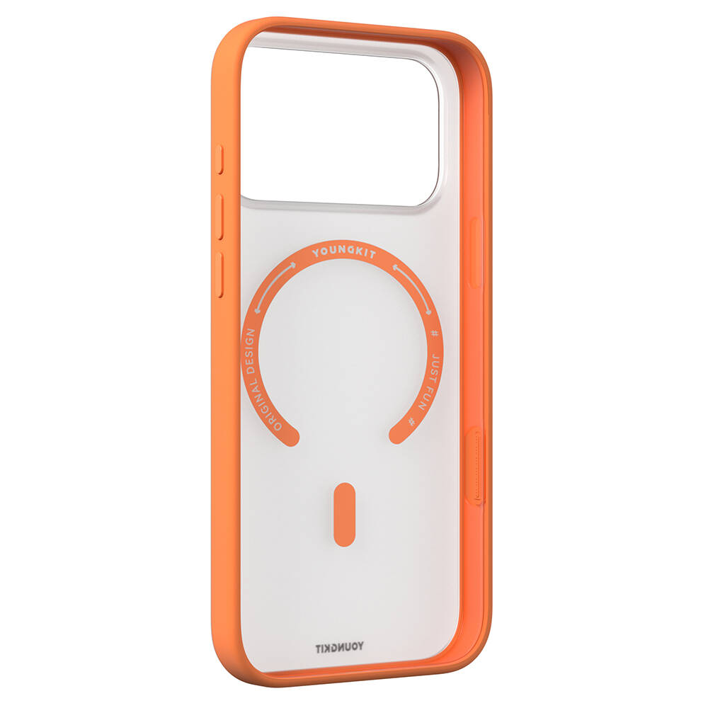 Apple iPhone 17 Pro Max Kılıf M-safe Şarj Özellikli Youngkit Clear Serisi Kapak - 19