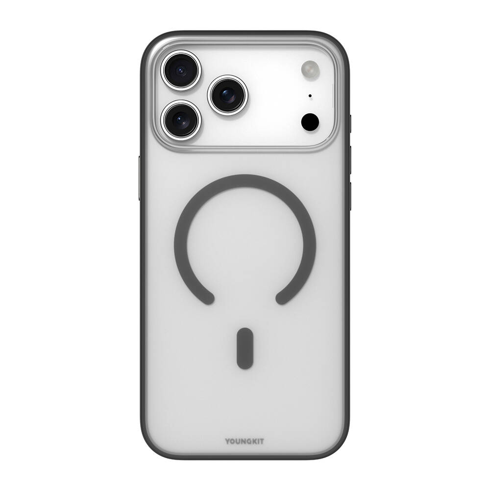 Apple iPhone 17 Pro Max Kılıf M-safe Şarj Özellikli Youngkit Clear Serisi Kapak - 5