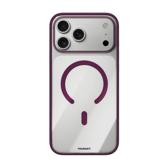 Apple iPhone 17 Pro Max Kılıf M-safe Şarj Özellikli Youngkit Clear Serisi Kapak