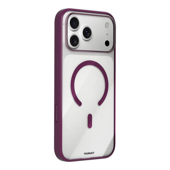 Apple iPhone 17 Pro Max Kılıf M-safe Şarj Özellikli Youngkit Clear Serisi Kapak - 2
