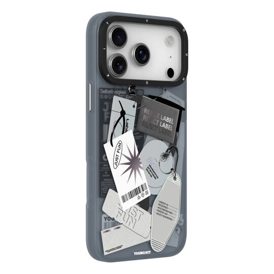 Apple iPhone 17 Pro Max Kılıf M-Safe Şarj Özellikli Youngkit Different Dimension Serisi Kapak - 4