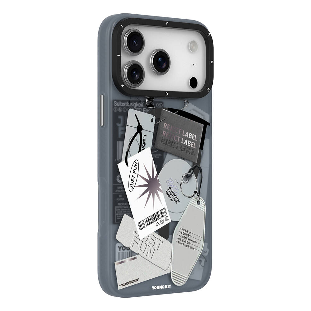 Apple iPhone 17 Pro Max Kılıf M-Safe Şarj Özellikli Youngkit Different Dimension Serisi Kapak - 4