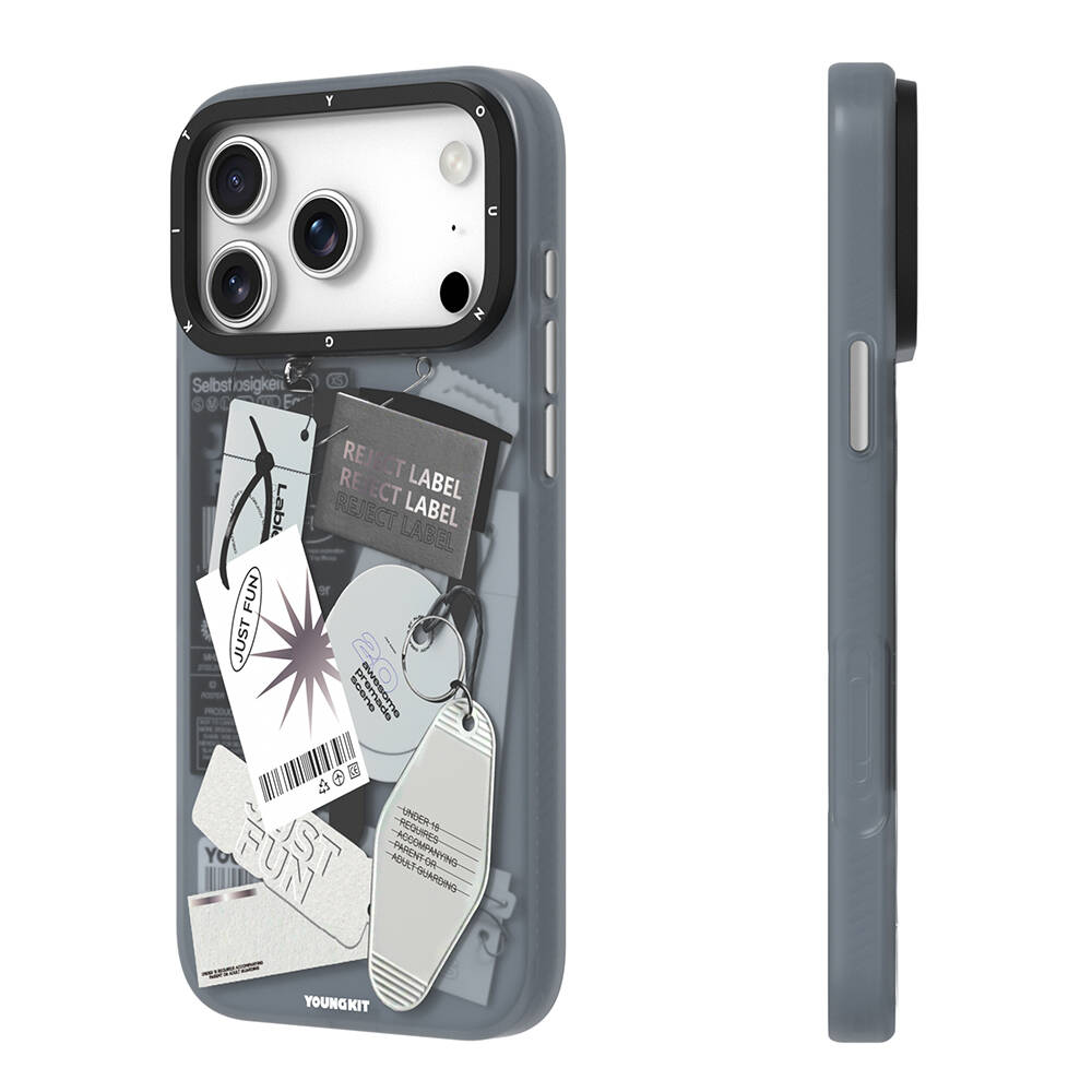 Apple iPhone 17 Pro Max Kılıf M-Safe Şarj Özellikli Youngkit Different Dimension Serisi Kapak - 8