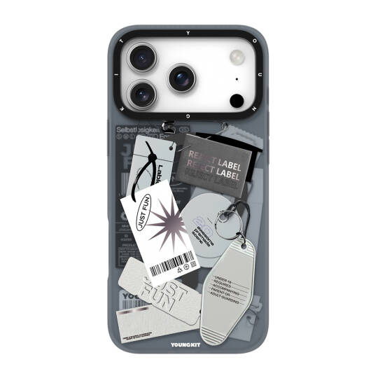 Apple iPhone 17 Pro Max Kılıf M-Safe Şarj Özellikli Youngkit Different Dimension Serisi Kapak - 2