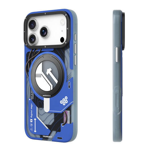 Apple iPhone 17 Pro Max Kılıf M-safe Şarj Özellikli Youngkit Starship Serisi Kapak - 12