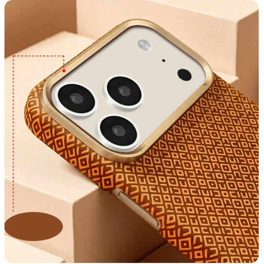 Apple iPhone 17 Pro Max Kılıf M-Safe Şarj Özellikli Zore Paris Vax Sert PC Kapak - 7