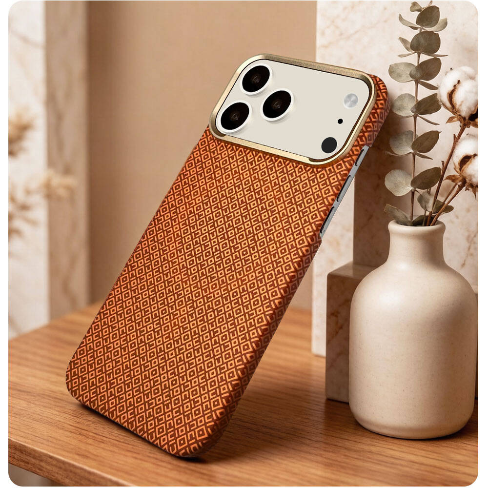 Apple iPhone 17 Pro Max Kılıf M-Safe Şarj Özellikli Zore Paris Vax Sert PC Kapak - 8