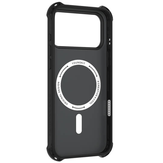 Apple iPhone 17 Pro Max Kılıf Mat Renkli Tasarım Youngkit True Color Serisi Kapak - 9