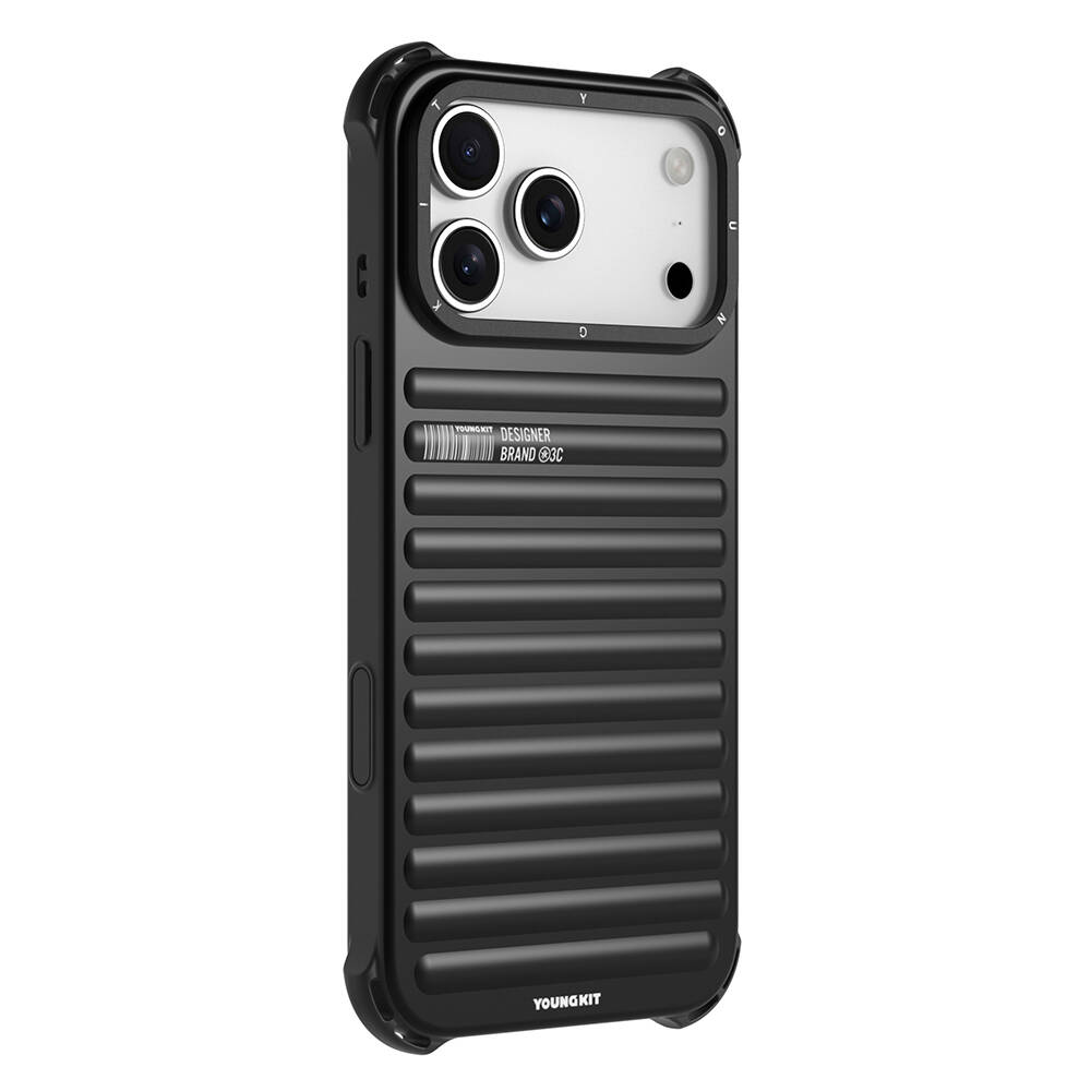 Apple iPhone 17 Pro Max Kılıf Mat Renkli Tasarım Youngkit True Color Serisi Kapak - 4