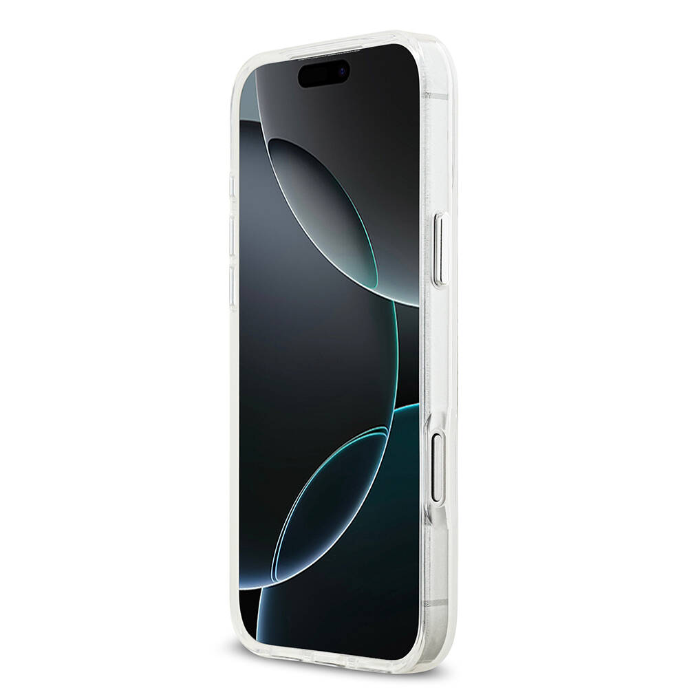 Apple iPhone 17 Pro Max Kılıf Mercedes Benz Orjinal Lisanslı M-safe Şarj Özellikli Buzlu PC Nostaljik Yıldız Dizayn Kapak - 6