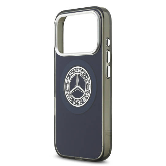 Apple iPhone 17 Pro Max Kılıf Mercedes Benz Orjinal Lisanslı M-safe Şarj Özellikli Çift Katmanlı PC Nostaljik Yıldız Dizayn Kapak - 10